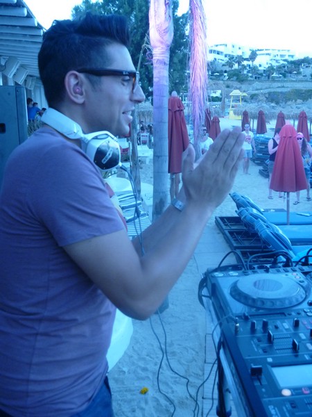 Anthony Bassoulou in Mykonos
